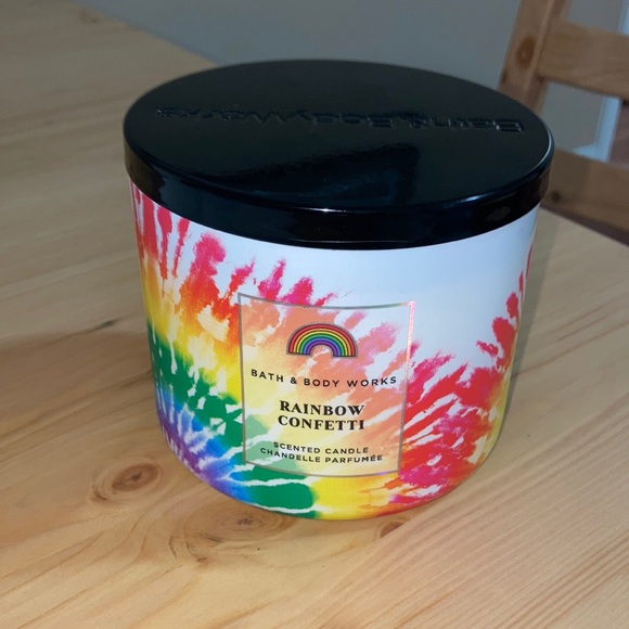 Rainbow confetti